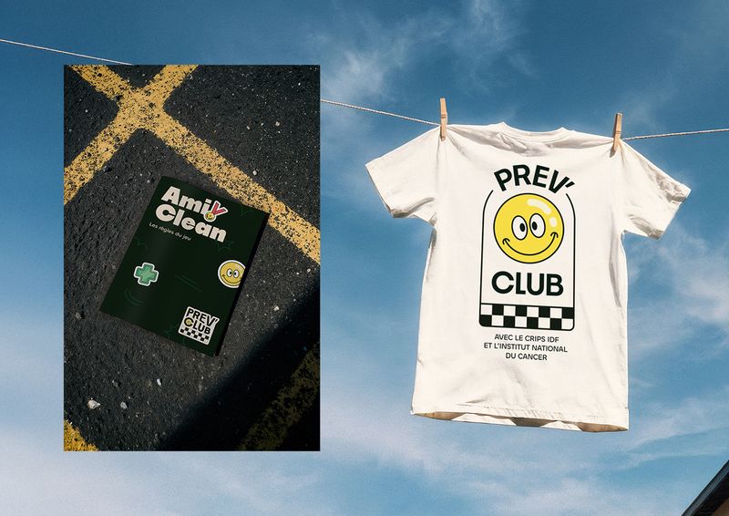 Identité visuelle Zéro Expo Prev' Club Crips Île-de-France ARS Institut National du Cancer
